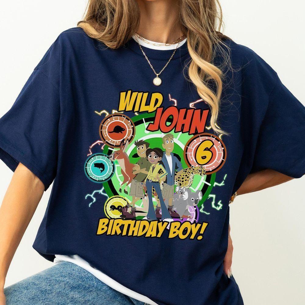 Personalized Wild Kratts Birthday Custom Kid Vuitino Apparel